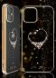 Preview: Kingxbar Wish Schutzhülle mit Swarovski-Kristallen für iPhone 12 Pro Max gold